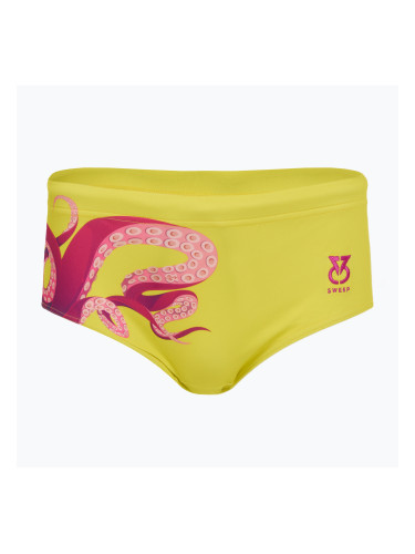 Мъжки боксерки за плуване SWEEP Aqua Kraken pink/yellow