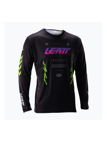 Мъжка блуза с дълъг ръкав за колоездене Leatt MTB Gravity 4.0 race black