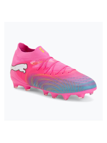 Детски футболни обувки PUMA Future 9 Pro FG/AG Jr poison pink/puma wht/sun stream/bright aqua/puma blk