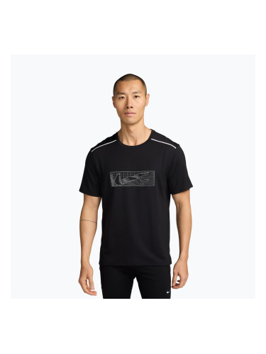 Мъжка тениска за бягане Nike Miler black