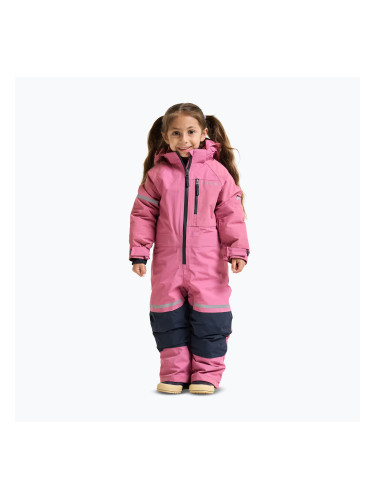 Детски скиорски гащеризон Didriksons Falken K Coverall 2 heather pink