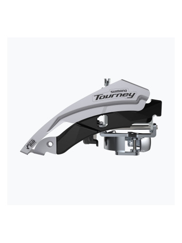 Преден велосипеден дерайльор Shimano FD-TY601-L6 Tourney 3x8/7/6 Top Swing M silver/black