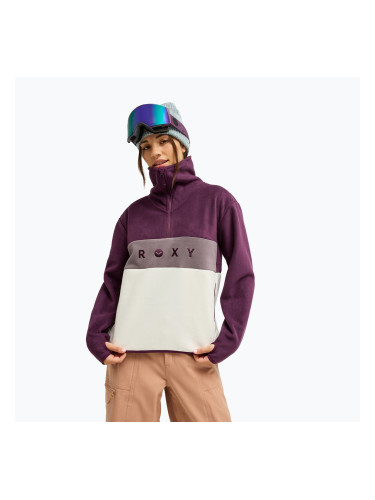 Дамски поларен суитшърт ROXY Icedrift Layer blackberry wine