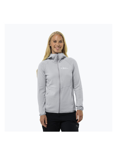 Jack Wolfskin дамско поларено яке Kolbenberg Hooded Fz cool grey