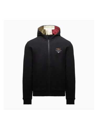 Мъжки суитшърт Aeronautica Militare 262FE2097UF00662 Hoodie jet black