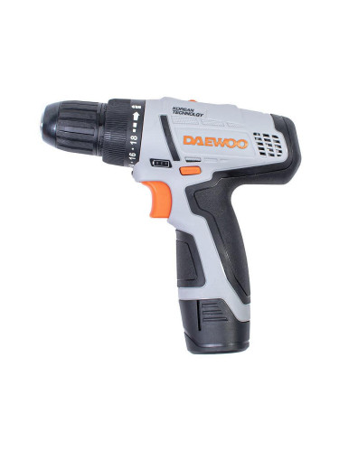 Винтоверт акумулаторен DAEWOO DALD180Q, 18V, 1.5Ah, 36Nm