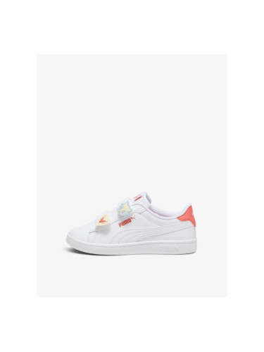 PUMA Smash 3.0 Badges V PS White/Pink