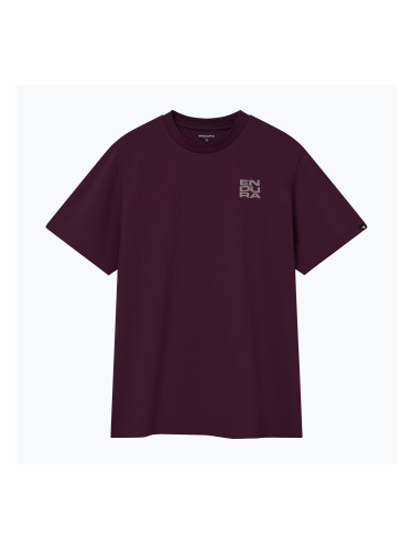 Тениска за колоездене Endura Stacked Logo Graphic Tee black cherry