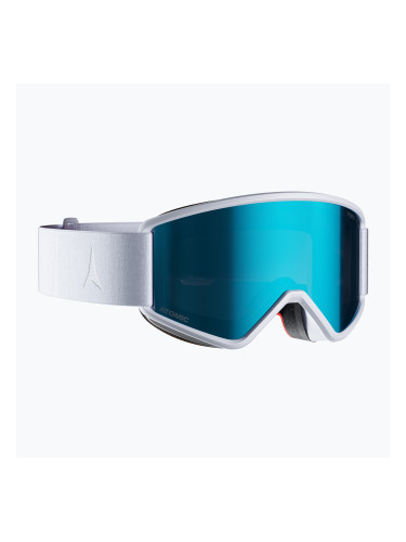 Скиорскa маска Atomic Savor M Stereo white/blue stereo