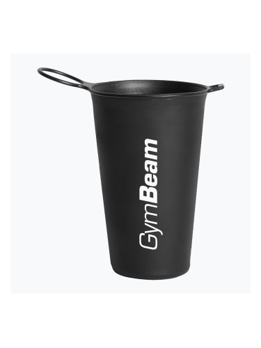 Сгъваема чаша GymBeam Running Cup 200 ml black
