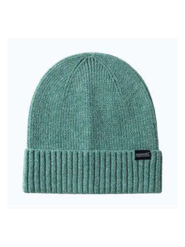 Дамска зимна шапка REGATTA Ribbed Basic dark forest green