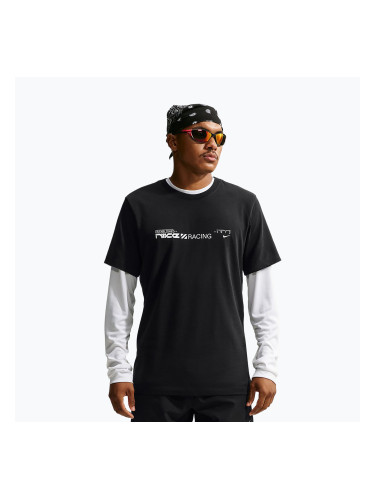 Мъжка тениска за бягане Nike Dri-Fit Graphic black/white