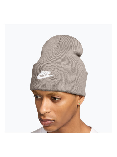 Зимна шапка Nike Peak Futura Beanie moon particle/white