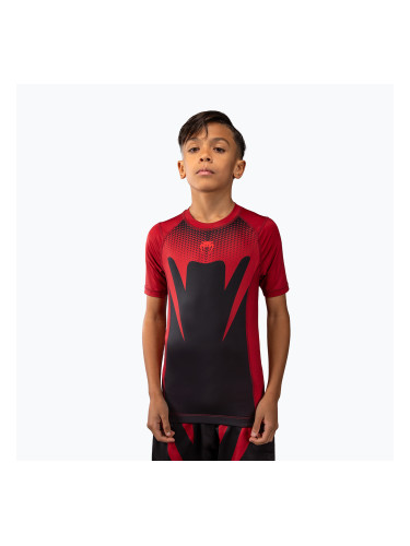 Детски рашгард  Venum Attack Rashguard SS black/red