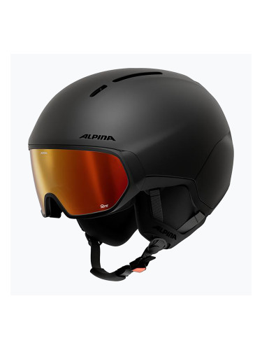 Скиорска каска Alpina Vizzard Q-Lite black matte