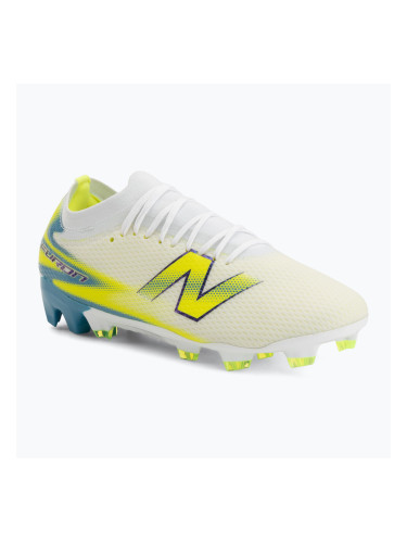 Футболни обувки New Balance Furon Team V9 FG white/alkaline green