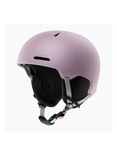 Детска скиорска каска Alpina Zupo 2 light rose matt