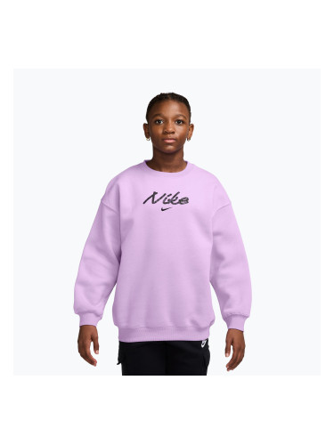 Детски суитшърт Nike Sportswear Studio violet star