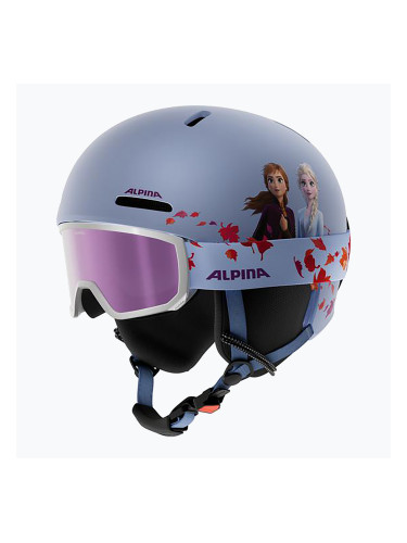 Детска скиорска каска Alpina Zupo 2 Disney Set Jr frozen