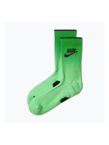 Чорапи Nike Run Midweight illusion green/black