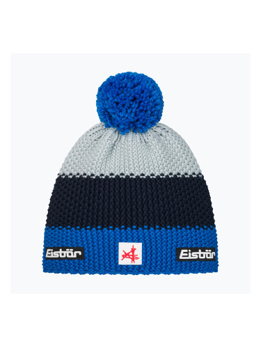 Зимна шапка Eisbar Star Pompon SA blue/cobalt