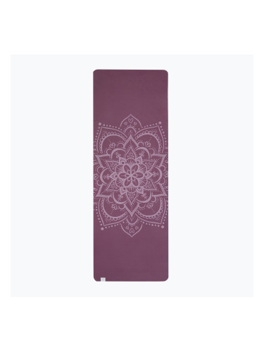 Постелка за йога Gaiam TPE Blush Printed burgndy