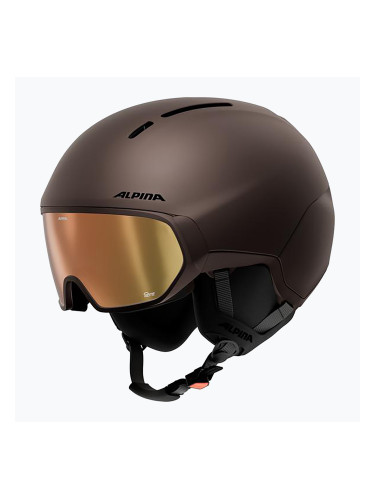 Скиорска каска Alpina Vizzard Q-Lite ox brown att