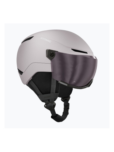 Детска скиорска каска Atomic Revent Visor Jr concrete/silver flash