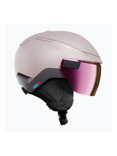 Скиорска каска Atomic Revent GT Amid Visor HD S2 dust/pink copper