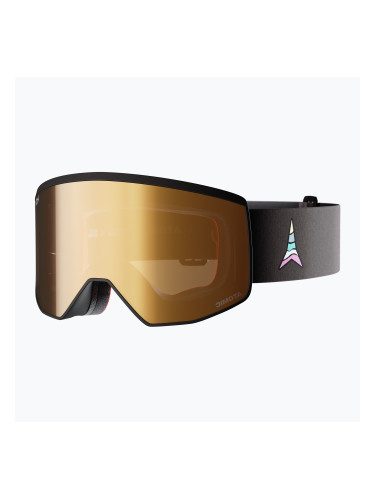Скиорскa маска Atomic Four Pro L HD Photo black/multicolor/amber/gold hd photo