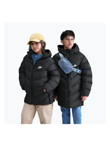 Детско ватирано яке Nike Sportswear All Day Play black/white