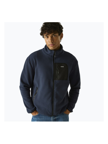 Мъжки поларен суитшърт REGATTA  Frankie Full Zip Fleece navy/black