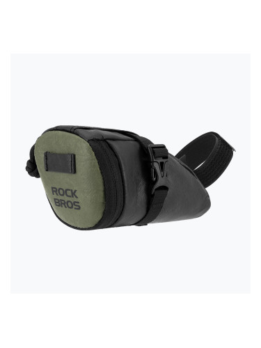 Подседелкова велосипедна чанта Rockbros 30130092001 Ecological Saddle Bag WP Compact black/green