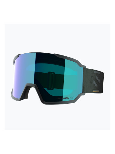 Скиорска маска Salomon S/View 3 green gables/ml mid blue