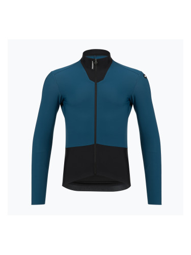 Мъжка блуза с дълъг ръкав за колоездене ASSOS Equipe R S11 Spring Fall petrol blue