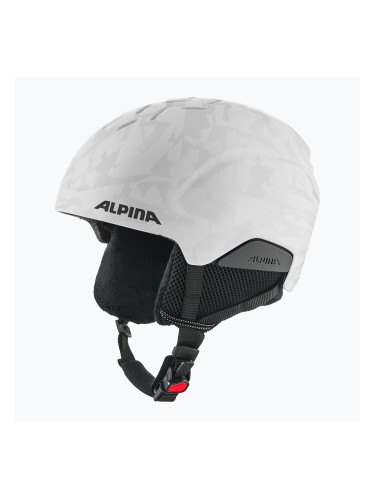 Детска скиорска каска Alpina Pizi white camo
