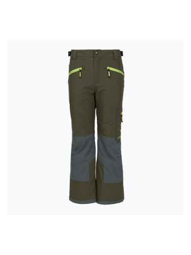 Детски скиорски панталони CMP 32W0504 olive/jungle