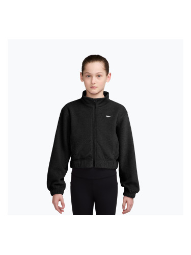 Детски суитшърт Nike Pro Therma-FIT Full-Zip black/white