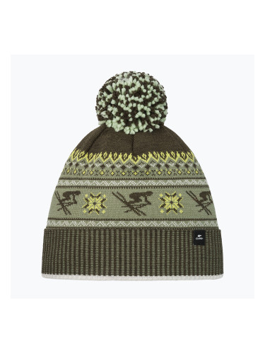 Зимна шапка Eisbar Retroski Pompon olive/khaki green