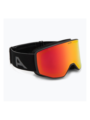 Скиорски очила Alpina Venet Q-Lite black matt/red