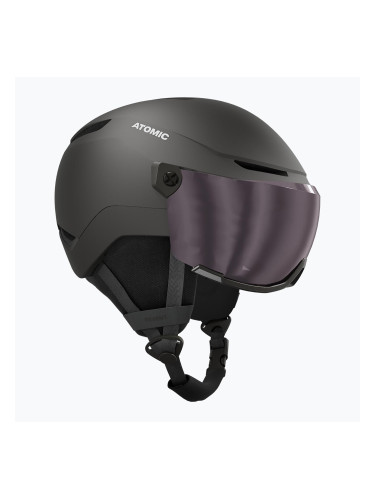 Детска скиорска каска Atomic Revent Visor Jr black/red flash