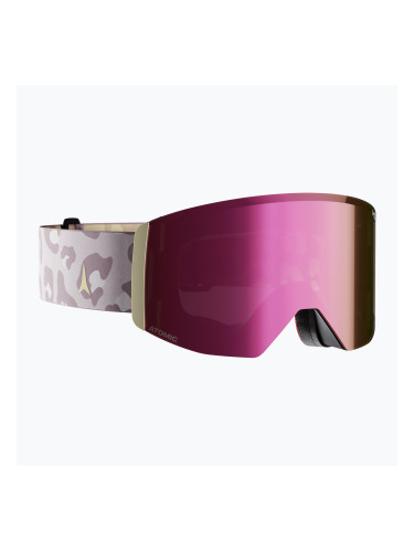 Скиорскa маска Atomic Four Q L Signature AE HD wild/concrete/pink copper hd
