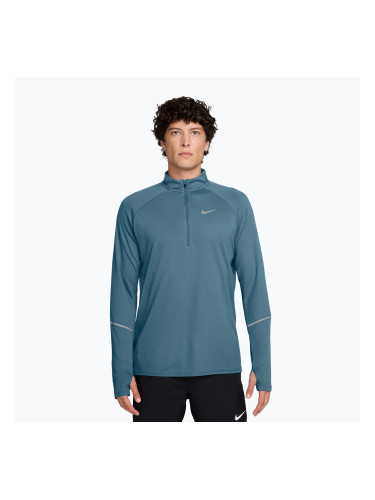 Мъжки суитшърт за бягане Nike Miler Dri-Fit UV 1/2 Zip smokey blue