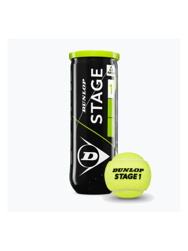 Тенис топки Dunlop Stage 1 3 pack green