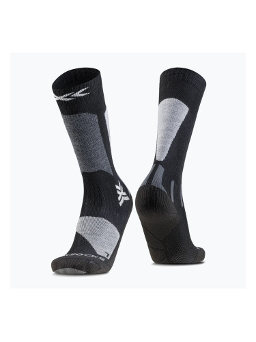 Детски скиорски чорапи X-Socks Ski Discover Otc x black/light grey