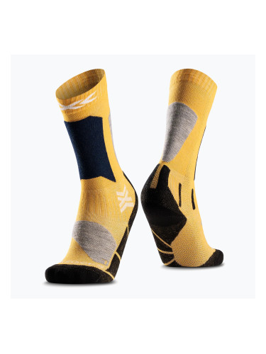 Детски скиорски чорапи X-Socks Ski Discover Otc yellow