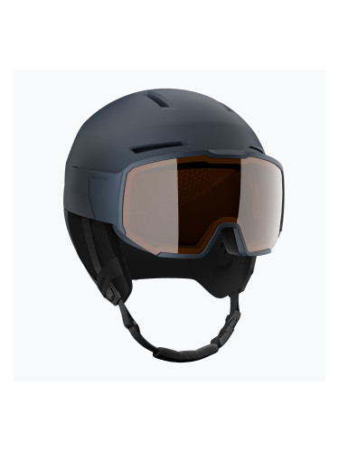 Ски каска Salomon Osmo dress blue/flash tonic orange