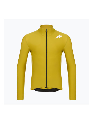 Мъжка велосипедна блуза с дълъг ръкав ASSOS Mille GT Spring Fall Jersey S11 golden yellow