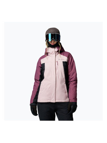 Дамско скиорско яке Columbia Snowy Summit Ins mineral pink/black/antique mauve x dye