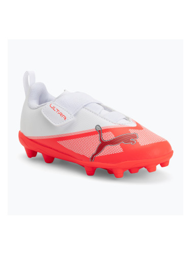 Детски футболни обувки PUMA Ultra 7 Play V FG/AG RB Jr ultra red/puma black/puma white